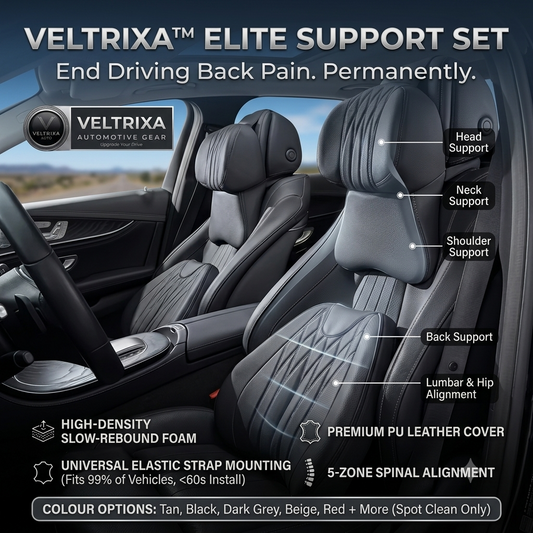 Why the Veltrixa™ Elite Support Set Is the Smartest Comfort Upgrade for Your Car