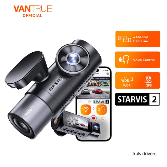 Vantrue N5 4-Channel DashCam | 360° STARVIS 2 | Veltrixa Auto