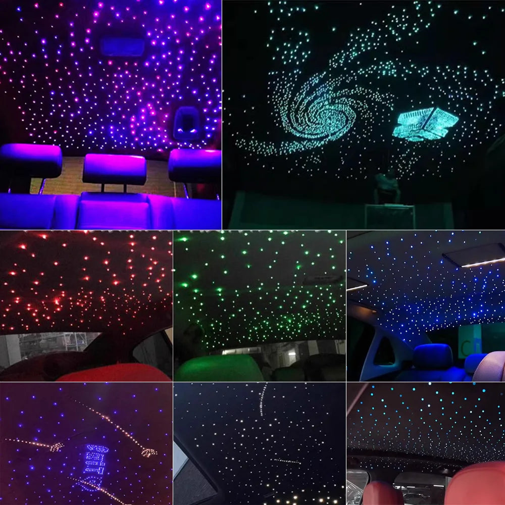 GUADSUN 16W Fiber Optic Star Ceiling – RGBW, Music Sync