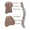 Car Lumbar Back Support Headrest Neck Pillow Memory Foam Lumbar Pillow Universal Soft Neck Pillows Cushion Car Supplies - Veltrixa Auto