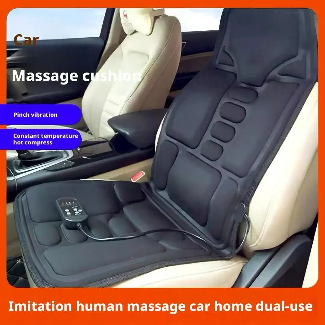 eltrixa™ Elite Thermal Pulse Massage System – Professional 7 - Motor Lumbar & Full - Back Recovery Cushion (Home & Auto) - Veltrixa Auto