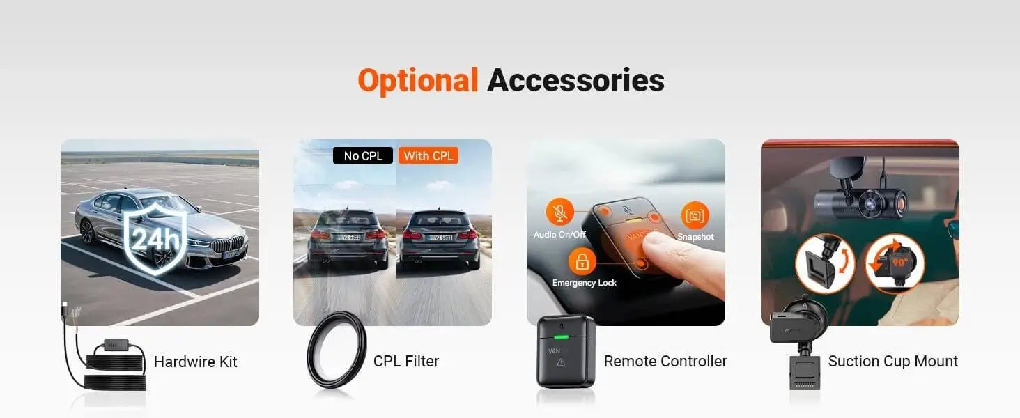 Vantrue N5S 4 - Channel DashCam | 360° Night Vision | Veltrixa Auto - Veltrixa Auto