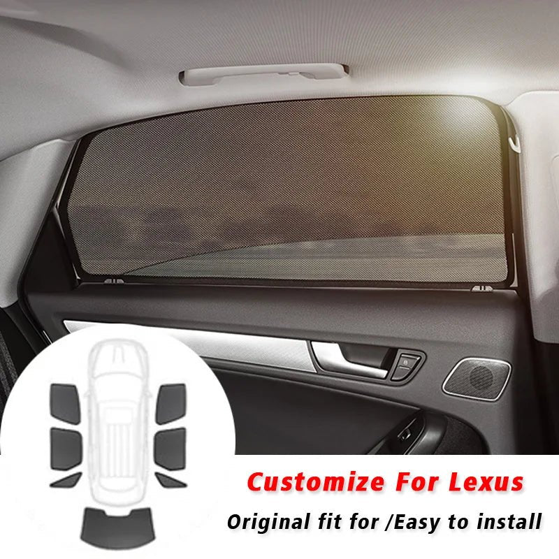 Veltrixa™ Custom Magnetic Sunshades for Lexus (Precision - Fit Mesh) - Veltrixa Auto