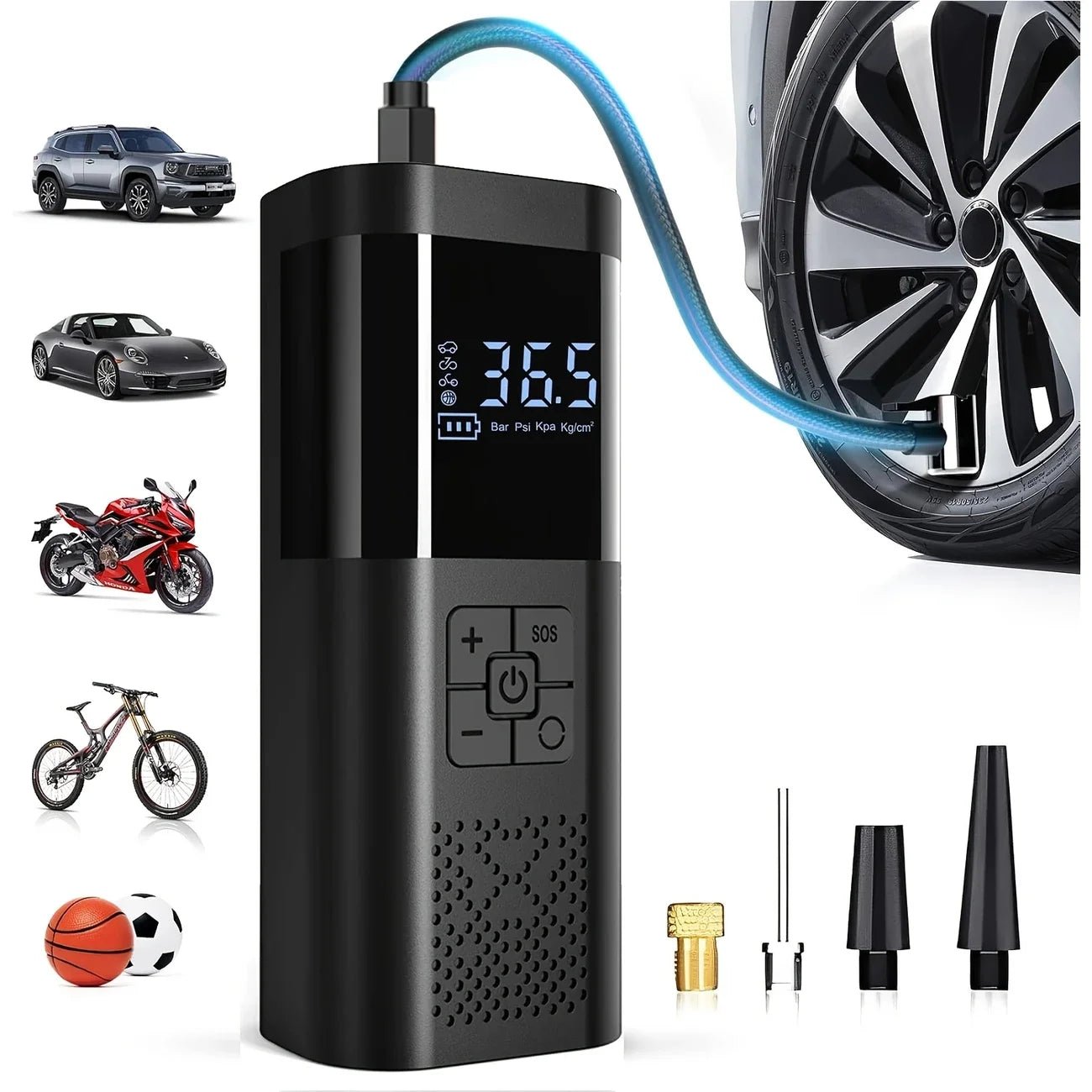 Veltrixa™ Elite 150PSI Cordless Car Air Compressor - Veltrixa Auto
